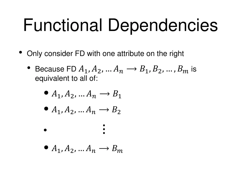 functional dependencies 1