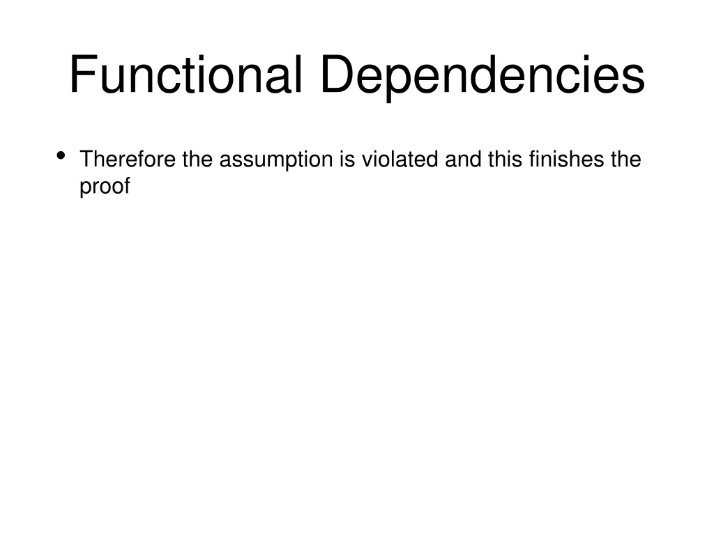 functional dependencies 21