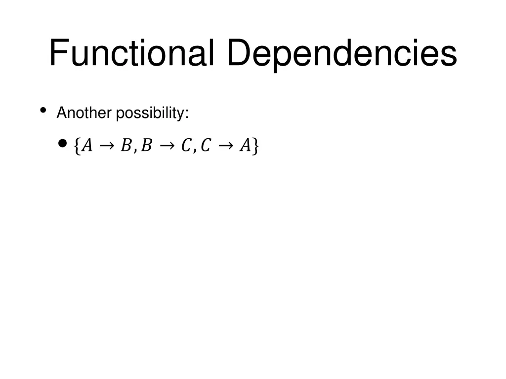 functional dependencies 28