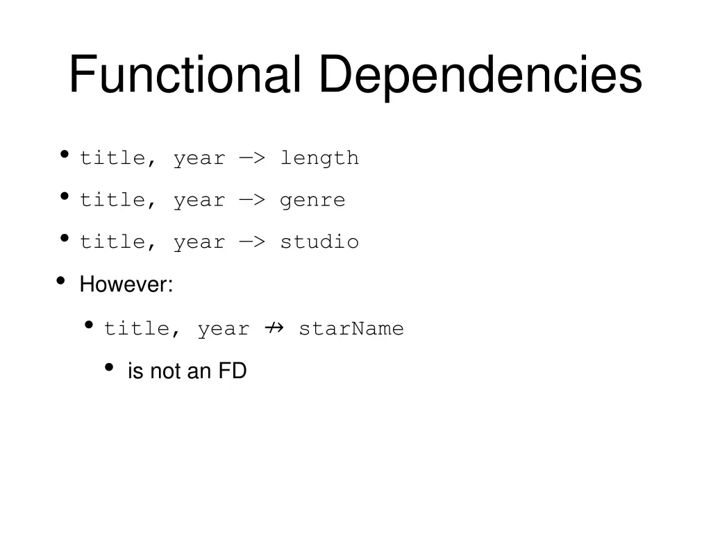 functional dependencies 3