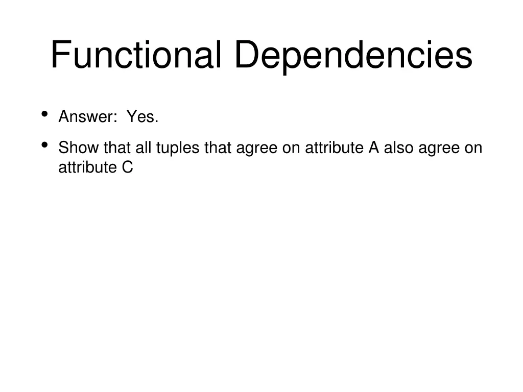 functional dependencies 5