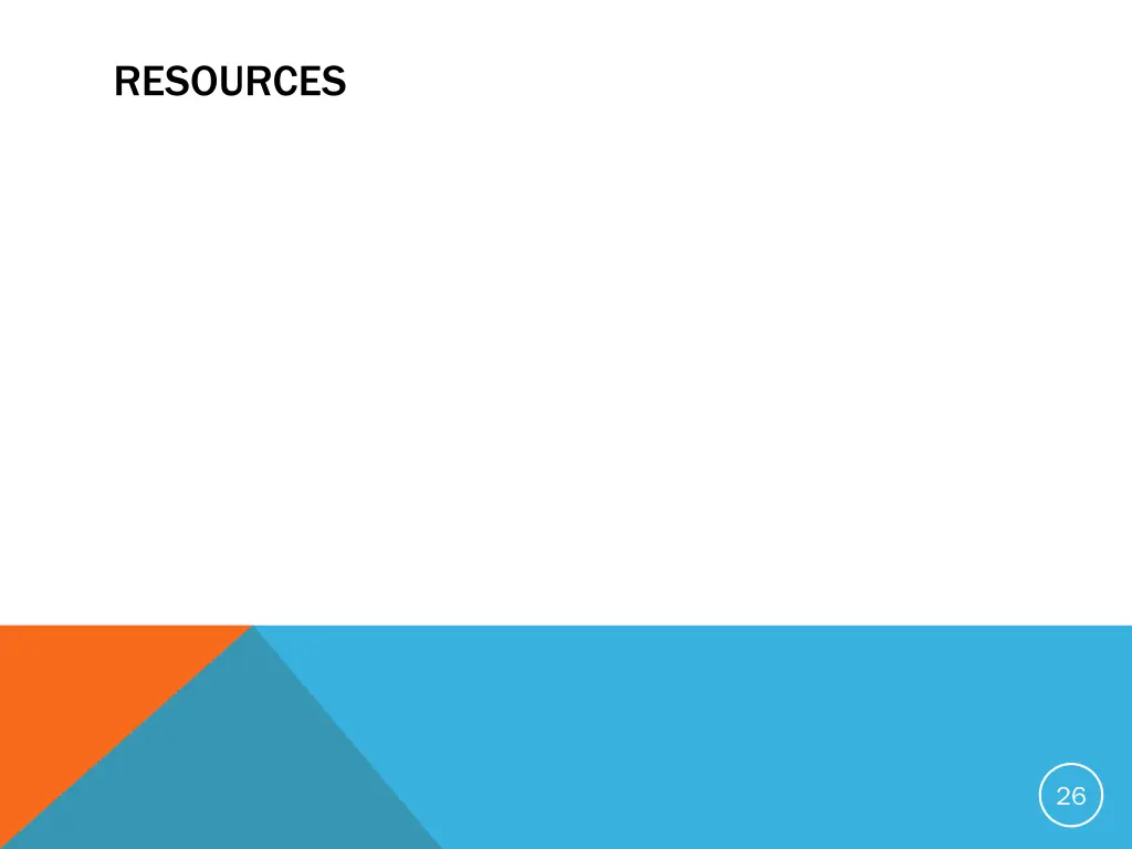 resources