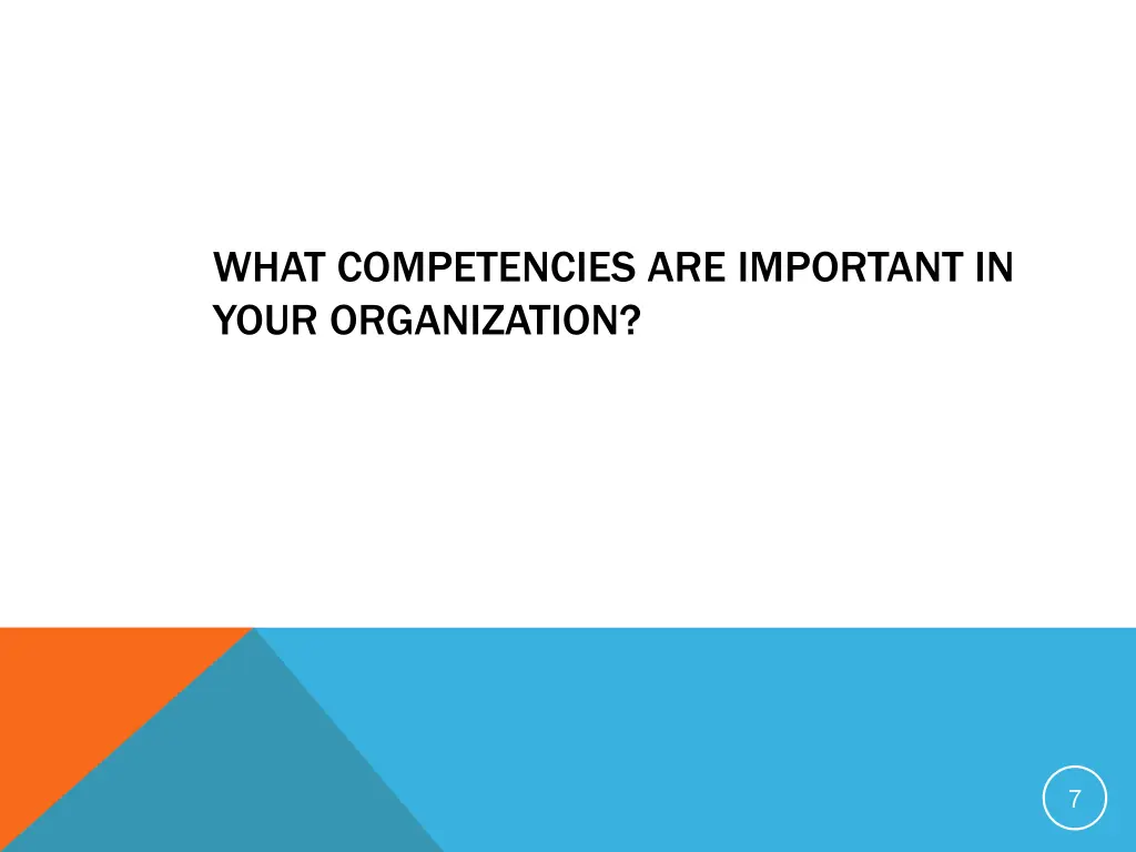 what competencies are important in your