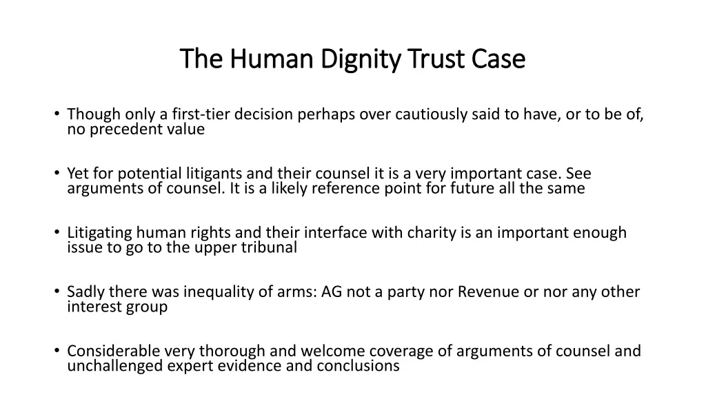 the human dignity trust case the human dignity