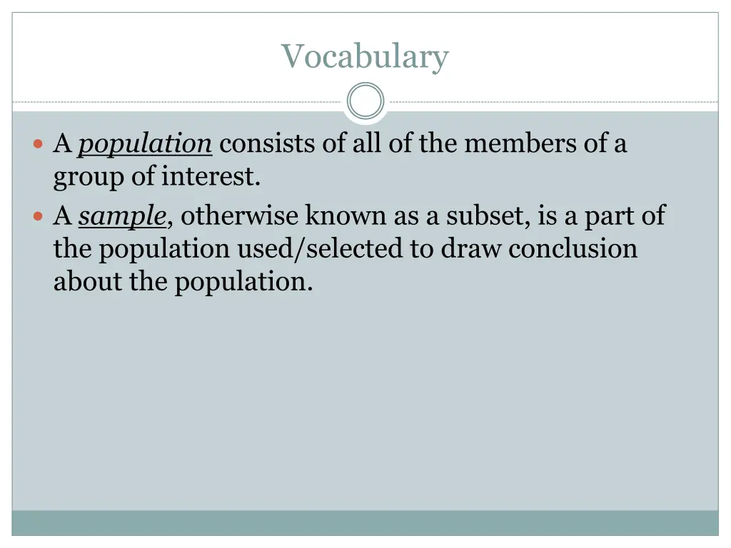 vocabulary
