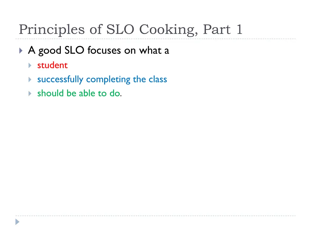 principles of slo cooking part 1