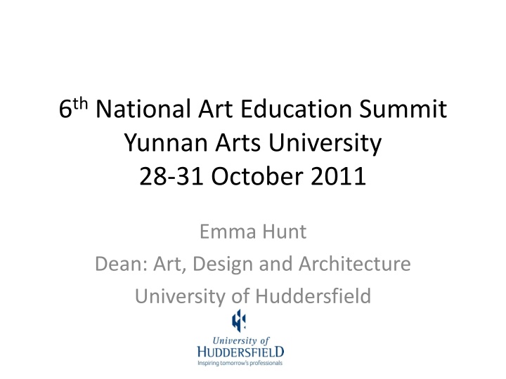 6 th national art education summit yunnan arts