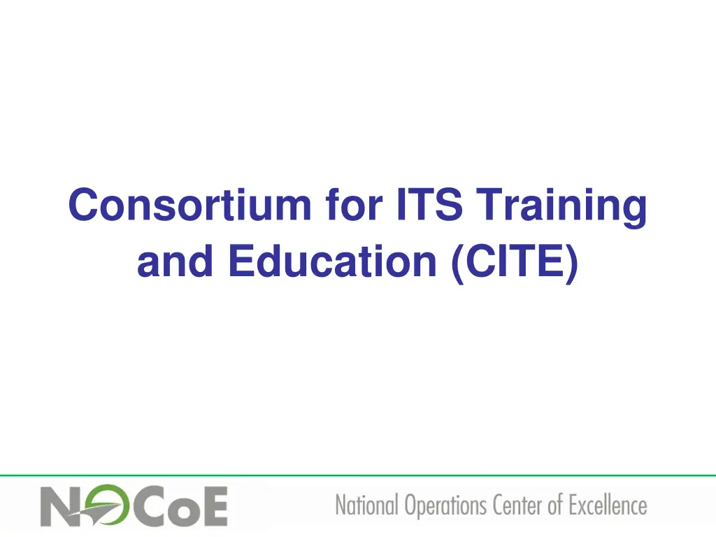 consortium for its training and education cite
