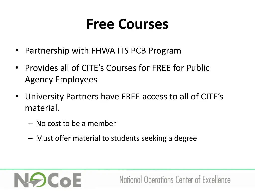free courses
