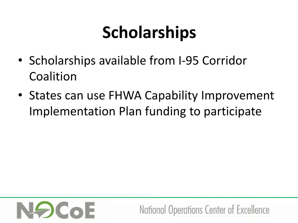 scholarships