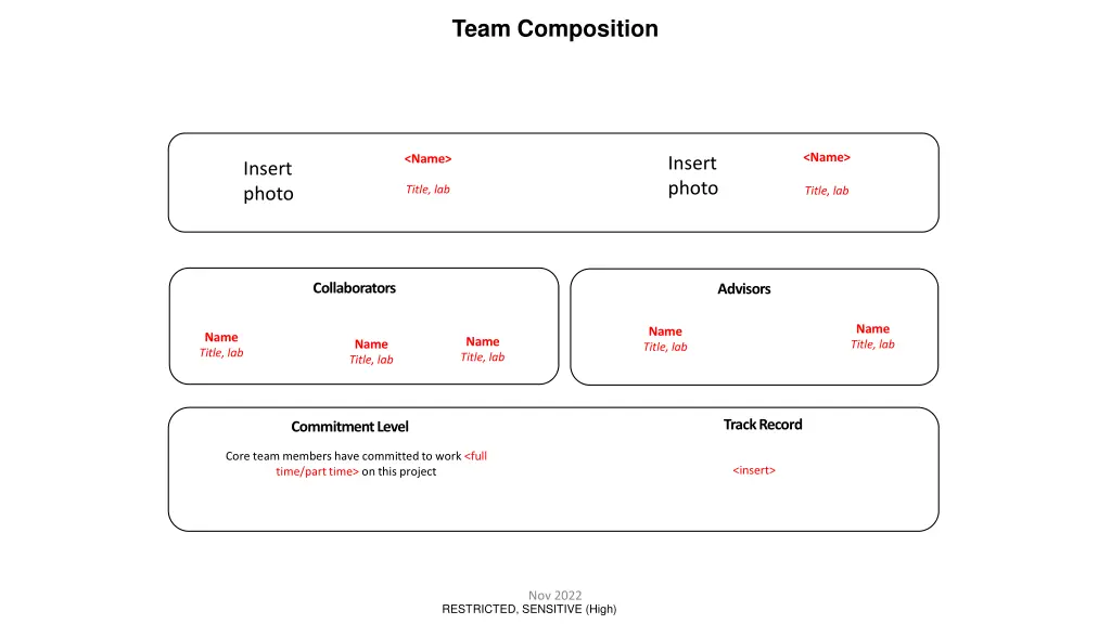 team composition