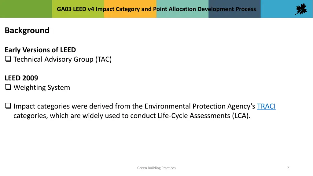 ga03 leed v4 impact category and point allocation 1