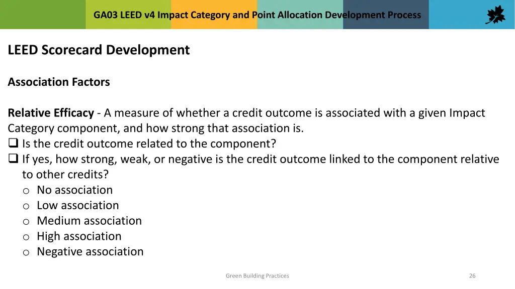 ga03 leed v4 impact category and point allocation 25