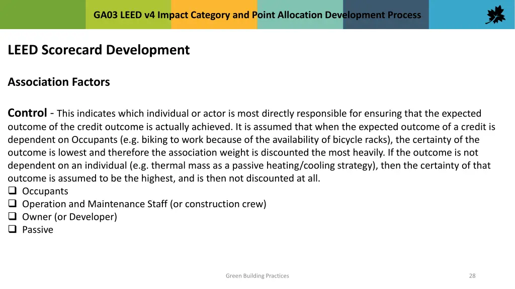 ga03 leed v4 impact category and point allocation 27