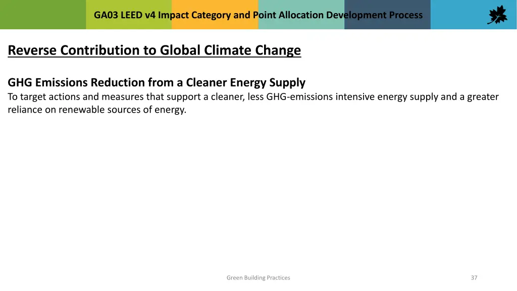 ga03 leed v4 impact category and point allocation 36