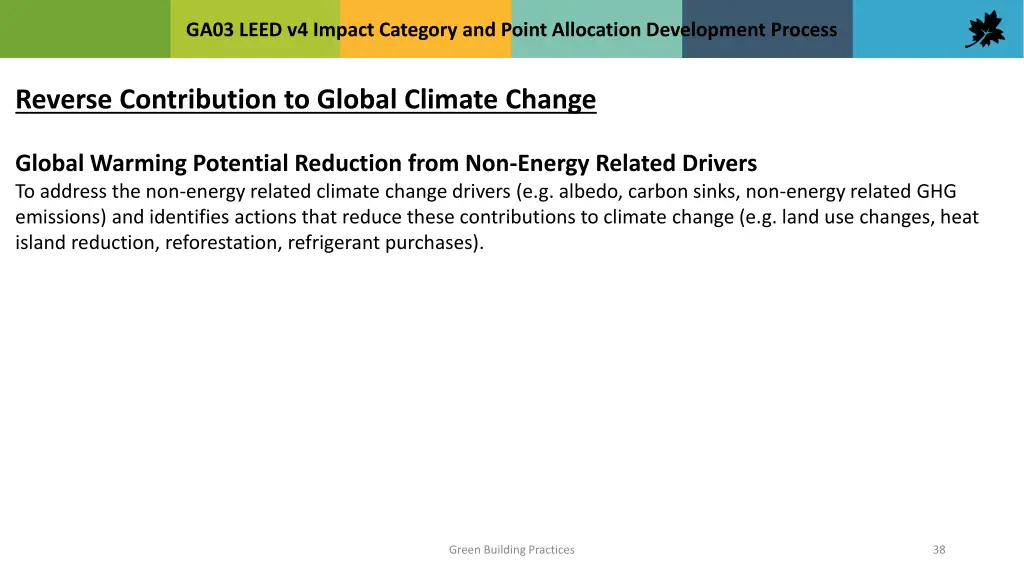 ga03 leed v4 impact category and point allocation 37