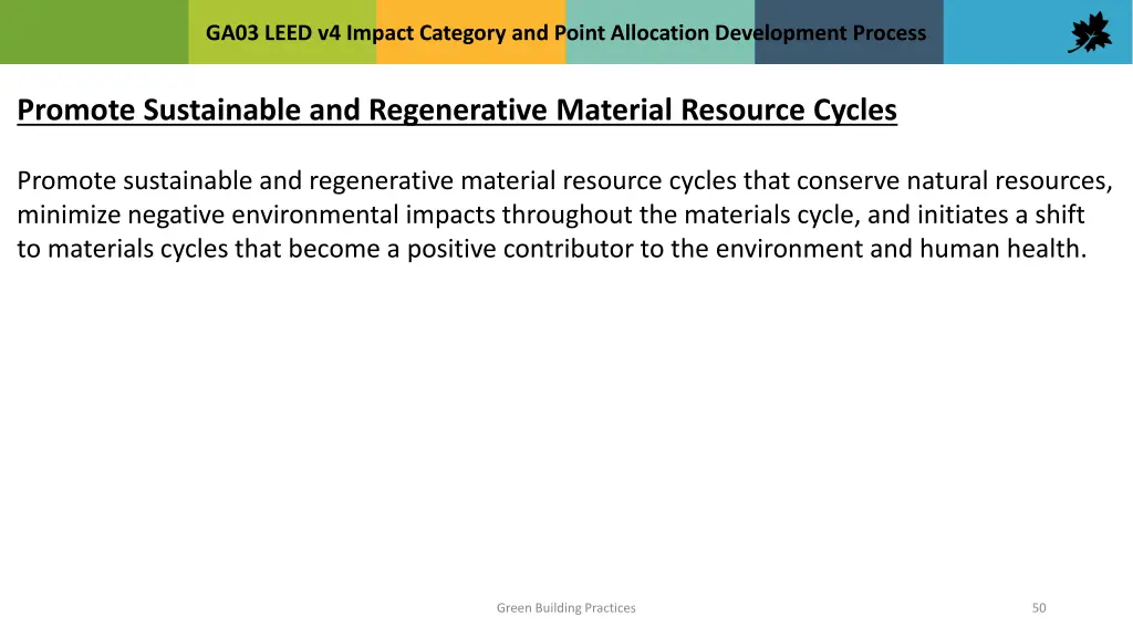ga03 leed v4 impact category and point allocation 49