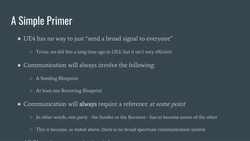 a simple primer