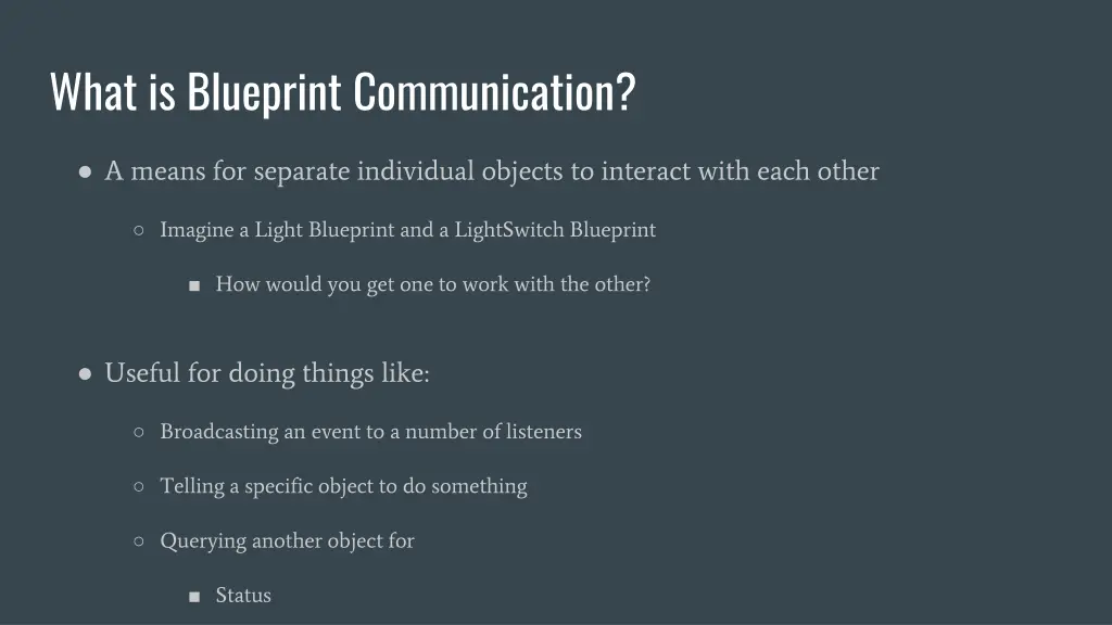 what is blueprint communication