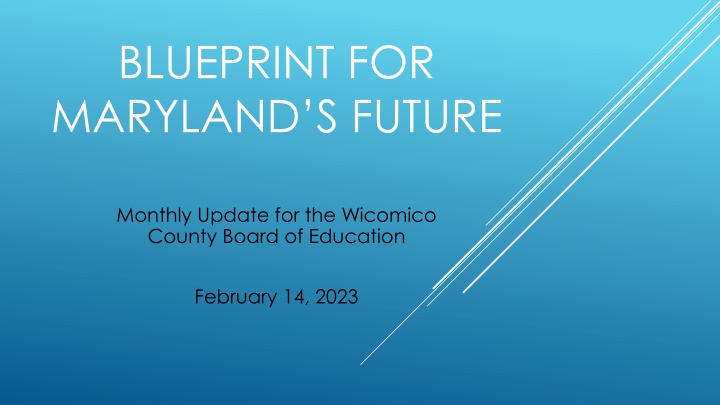 blueprint for maryland s future