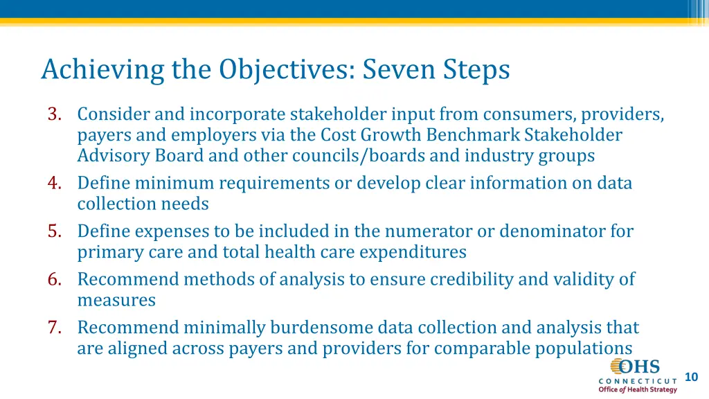 achieving the objectives seven steps 1