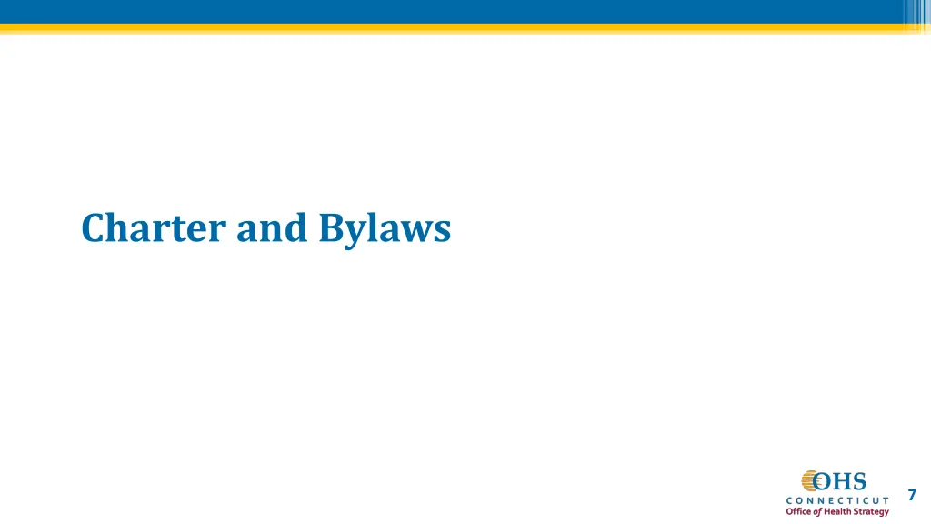 charter and bylaws