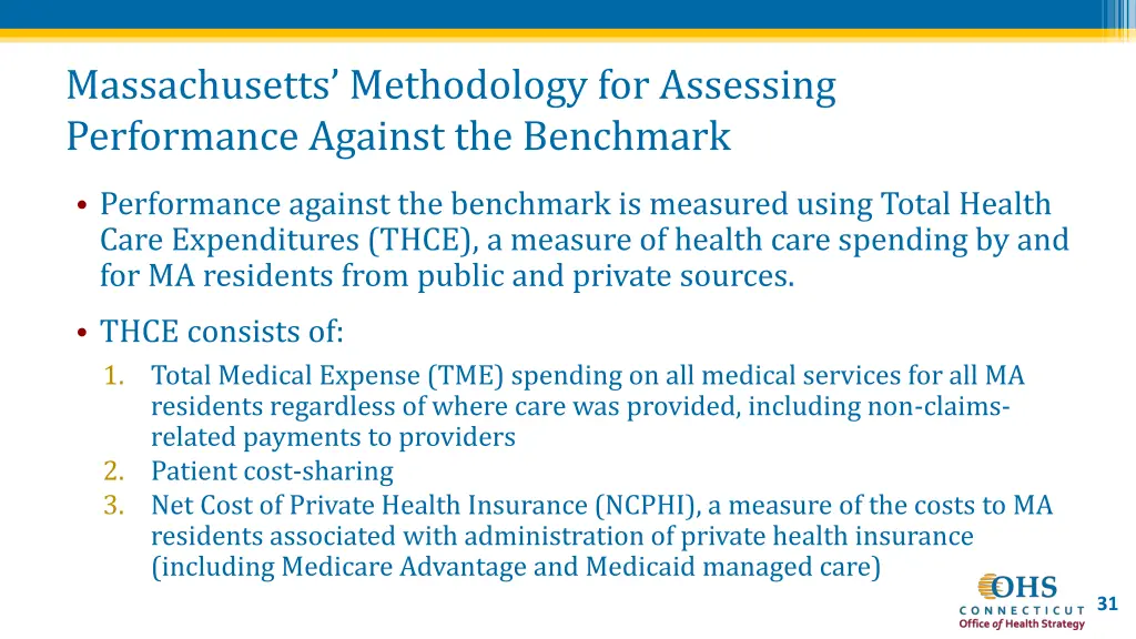 massachusetts methodology for assessing