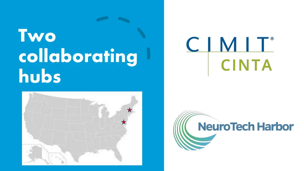 two collaborating hubs