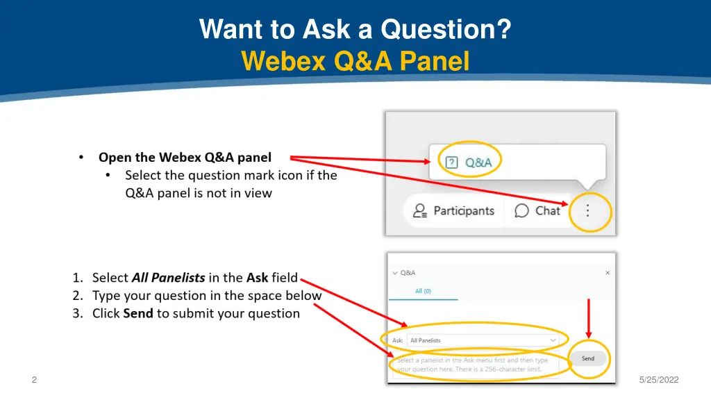 want to ask a question webex q a panel