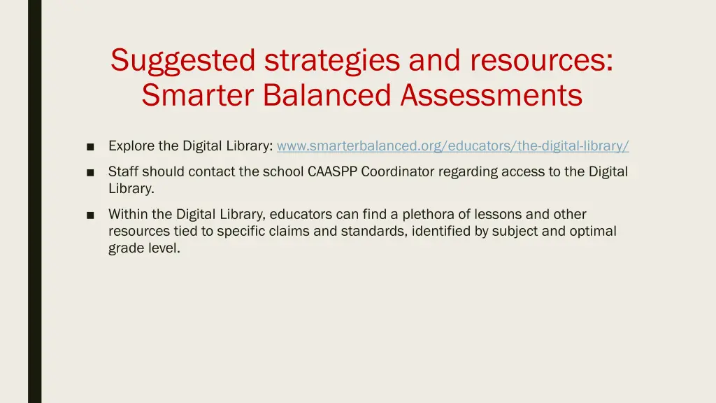 suggested strategies and resources smarter 1
