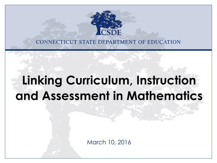 connecticut state department of education