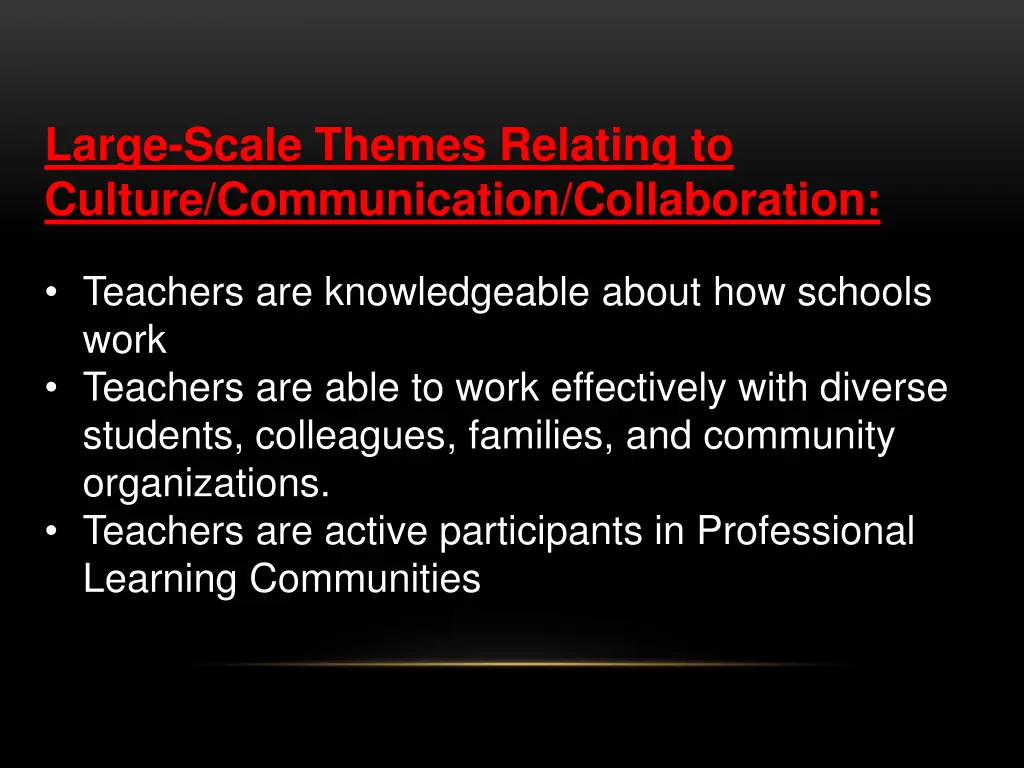 large scale themes relating to culture