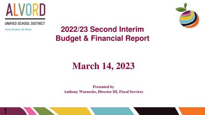 2022 23 second interim budget financial report