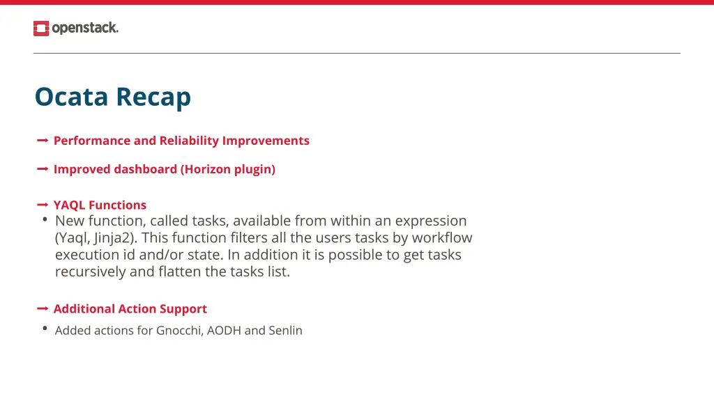 ocata recap