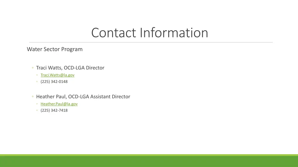 contact information 1