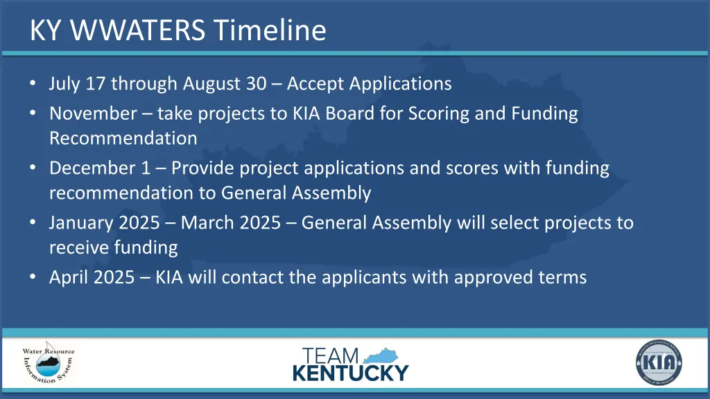 ky wwaters timeline