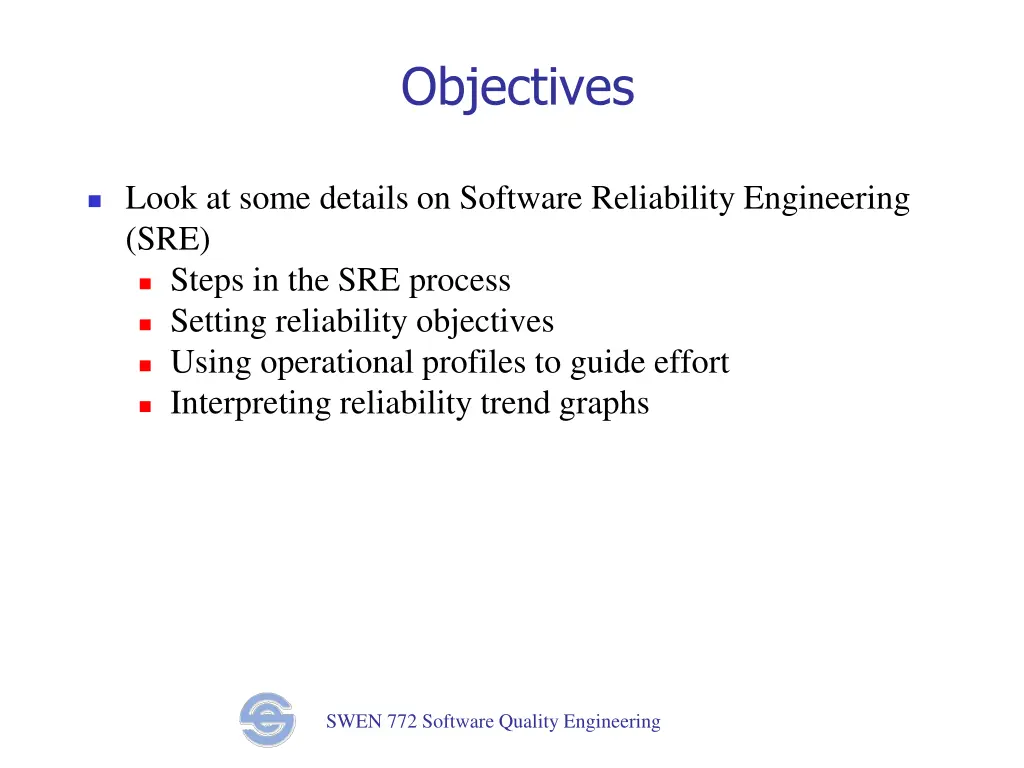 objectives
