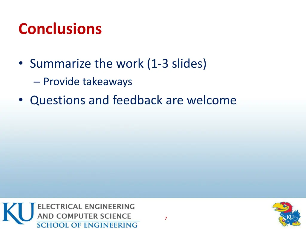conclusions