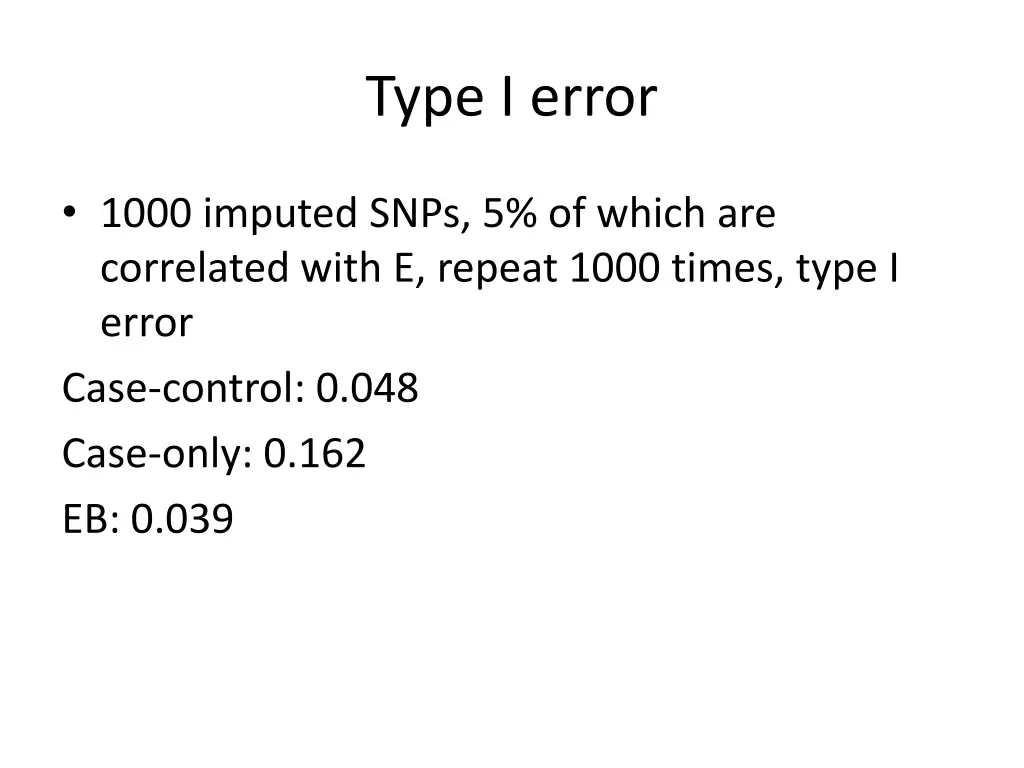 type i error