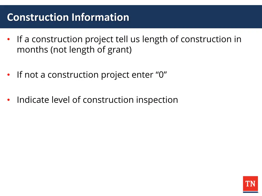 construction information