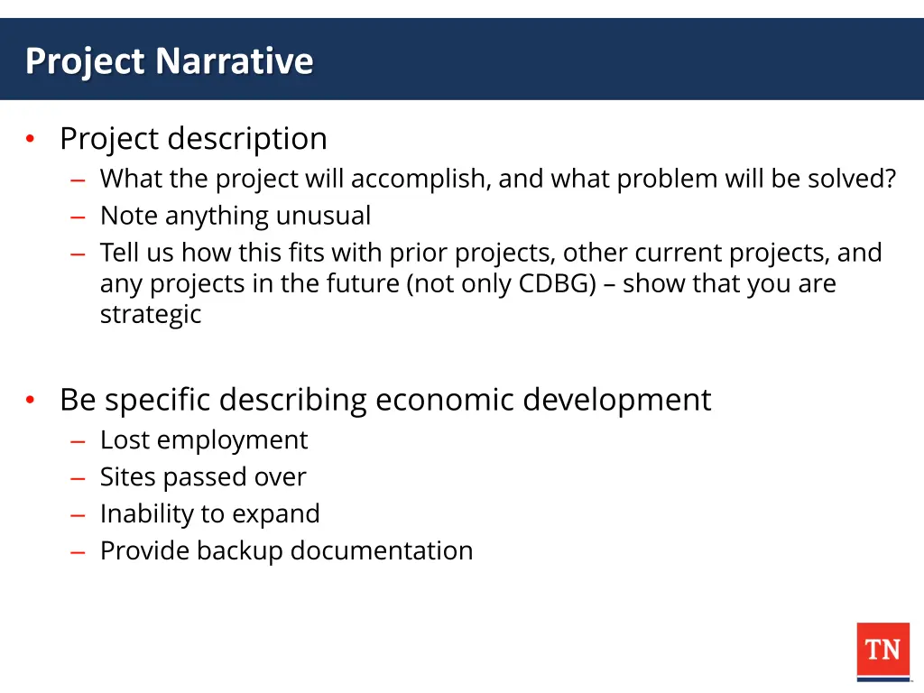project narrative