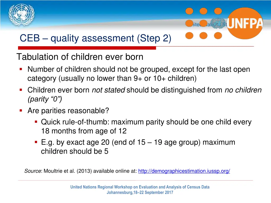 ceb quality assessment step 2