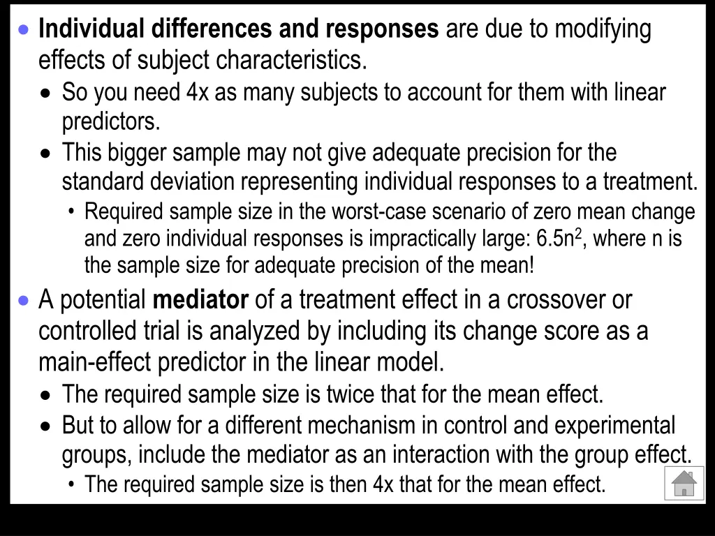 individual differences and responses