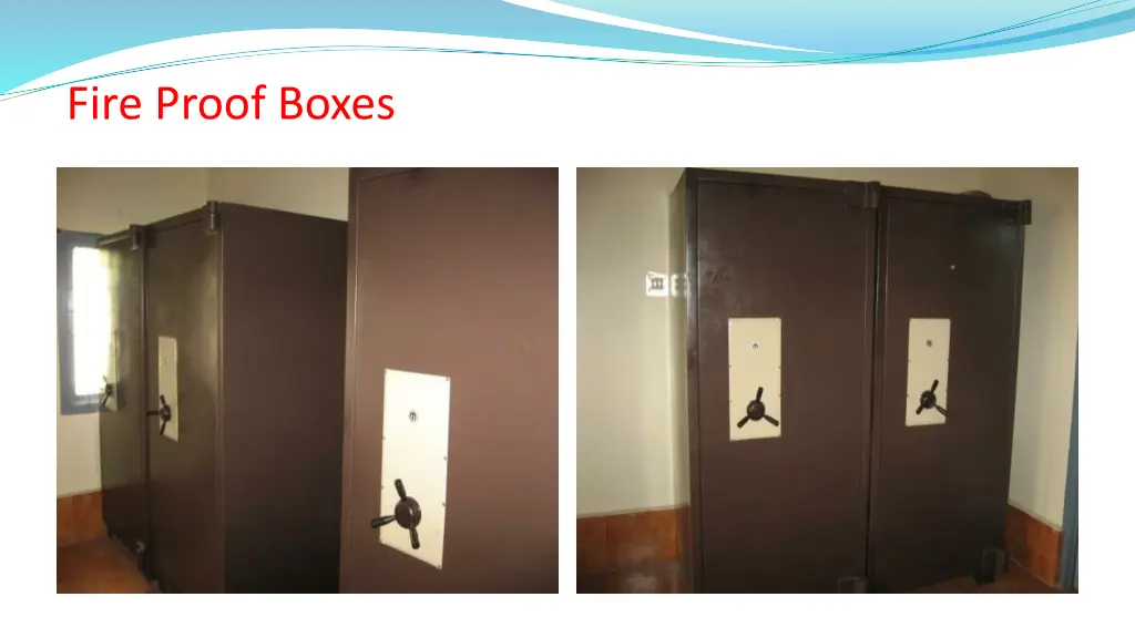 fire proof boxes