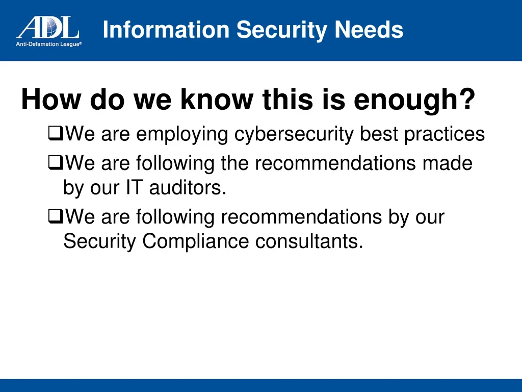 information security needs 1