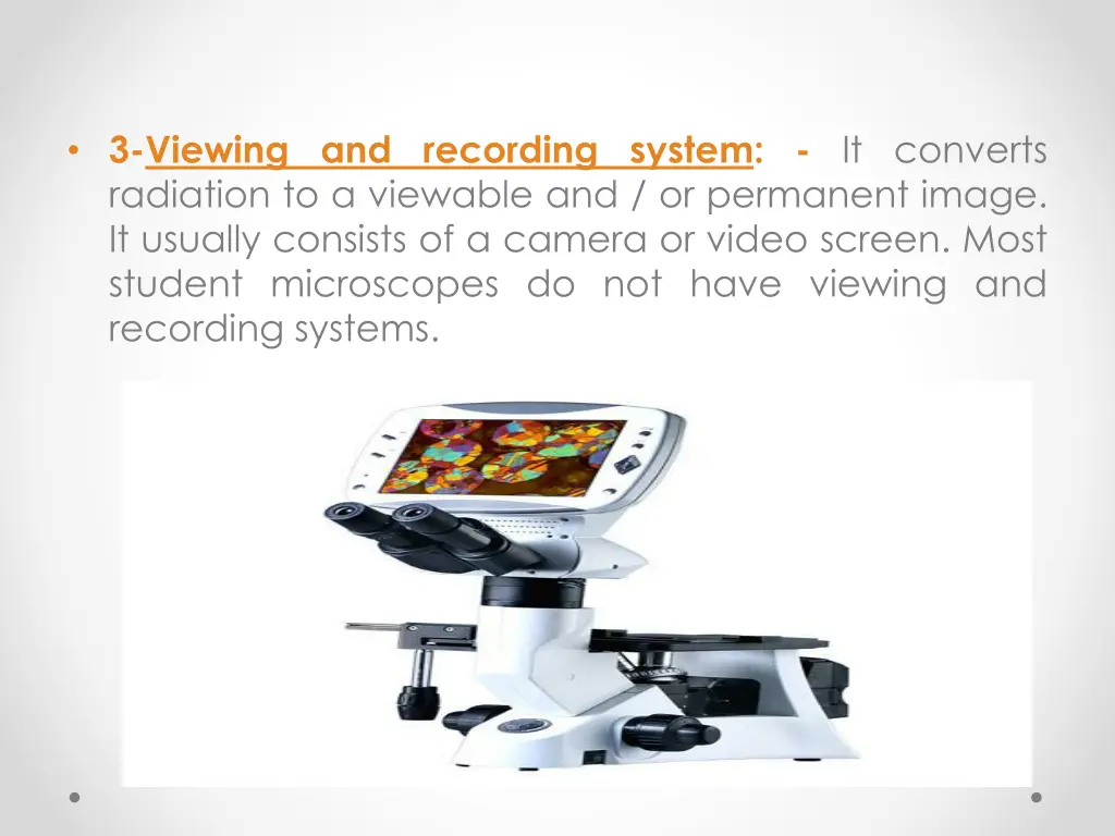 3 viewing and recording system it converts
