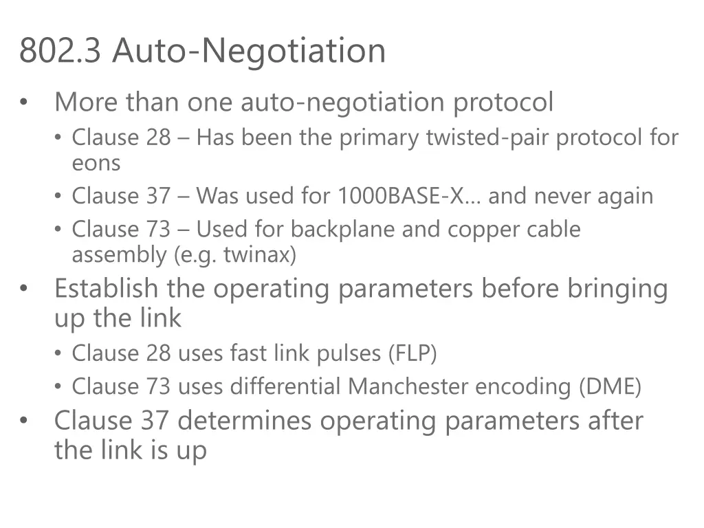 802 3 auto negotiation more than one auto