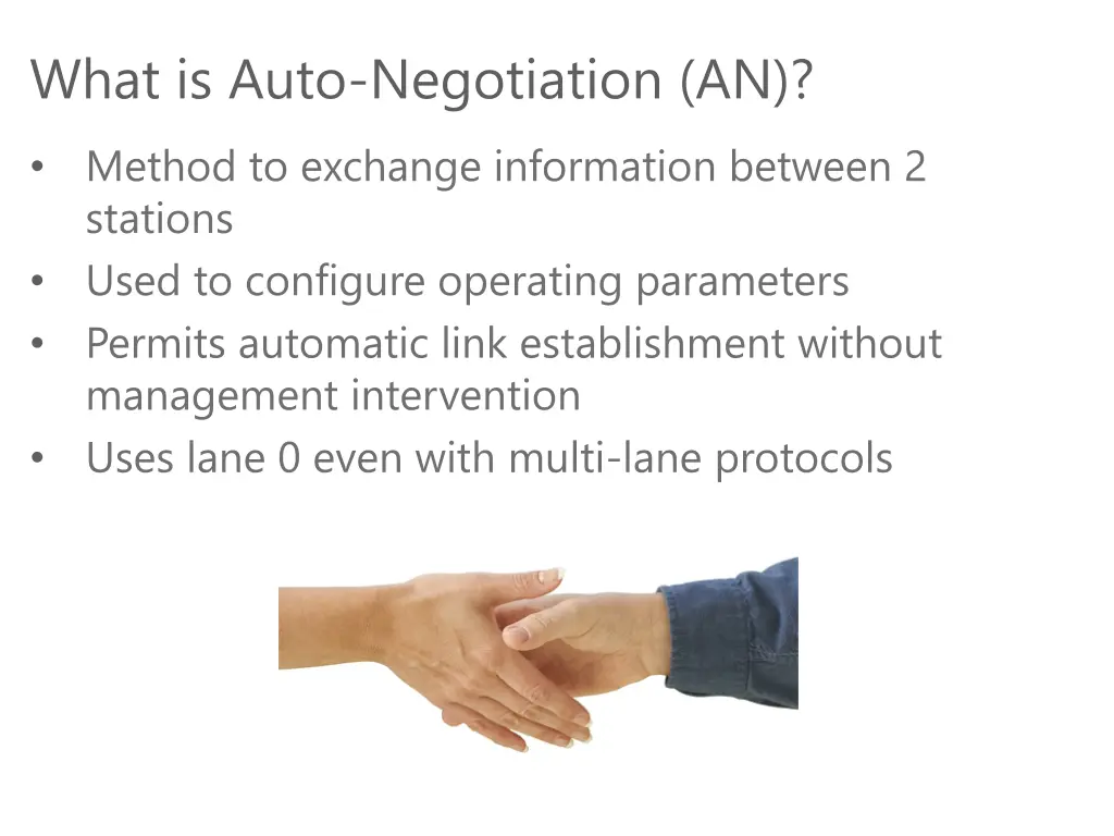 what is auto negotiation an