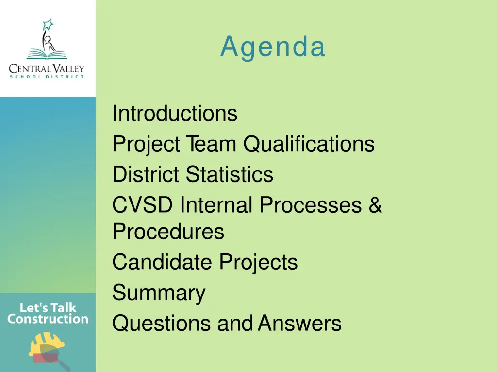 agenda