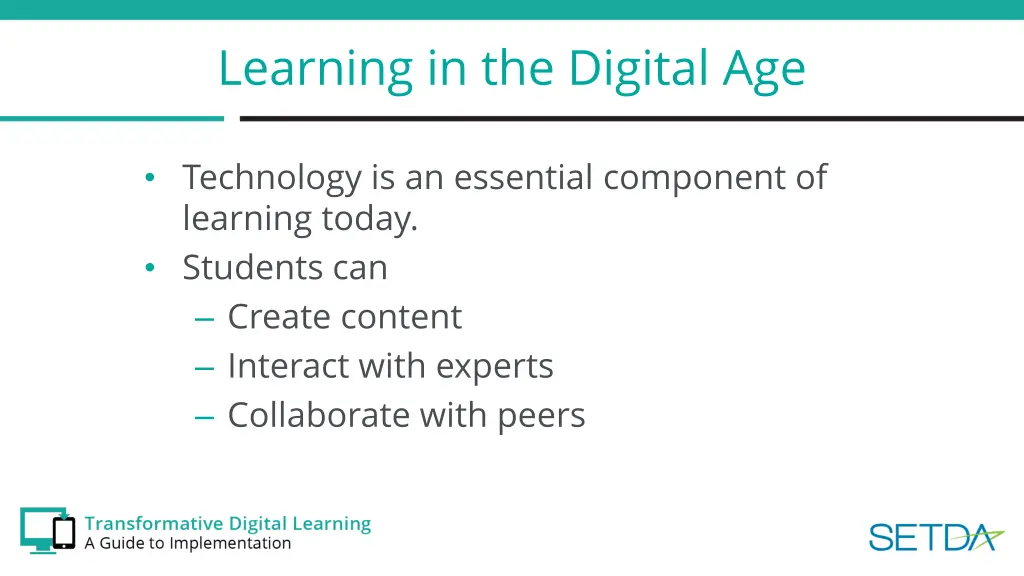learning in the digital age
